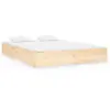 vidaXL Cadre de lit bois massif 120x190 cm petit double