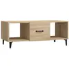 vidaXL Table basse Chêne sonoma 102x50x40 cm Bois d'ingénierie