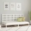 Non communiqué vidaXL Lit de jour Blanc 90x200 cm Bois de pin massif