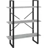 vidaXL Bibliothèque Sonoma gris 80x30x105 cm Bois d'ingénierie
