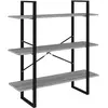 vidaXL Bibliothèque Sonoma gris 100x30x105 cm Bois d'ingénierie