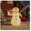 vidaXL Bonhomme de neige gonflable avec LED 300 cm