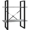 vidaXL Bibliothèque 4 niveaux Sonoma gris 60x30x140 cm Bois