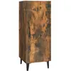 vidaXL Buffet Chêne fumé 34,5x34x90 cm Bois d'ingénierie
