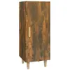 vidaXL Buffet Chêne fumé 34,5x34x90 cm Bois d'ingénierie