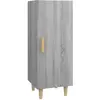 vidaXL Buffet Sonoma gris 34,5x34x90 cm Bois d'ingénierie