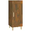 vidaXL Buffet Chêne fumé 34,5x34x90 cm Bois d'ingénierie