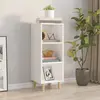 vidaXL Buffet Blanc 34,5x32,5x90 cm Bois d'ingénierie