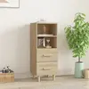 vidaXL Buffet Chêne sonoma 34,5x34x90 cm Bois d'ingénierie