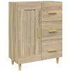 vidaXL Buffet Chêne sonoma 69,5x34x90 cm Bois d'ingénierie