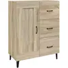 vidaXL Buffet Chêne sonoma 69,5x34x90 cm Bois d'ingénierie