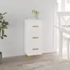 vidaXL Buffet blanc 34,5x34x90 cm bois d'ingénierie