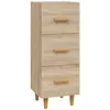 vidaXL Buffet Chêne sonoma 34,5x34x90 cm Bois d'ingénierie