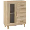 vidaXL Buffet chêne sonoma 69,5x34x90 cm bois d'ingénierie