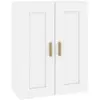 vidaXL Armoire murale Blanc 69,5x32,5x90 cm Bois d'ingénierie