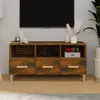 vidaXL Meuble TV Chêne fumé 102x36x50 cm Bois d'ingénierie