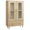 vidaXL Buffet Chêne sonoma 70x31x115 cm Bois d'ingénierie