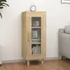 vidaXL Buffet Chêne sonoma 34,5x34x90 cm Bois d'ingénierie