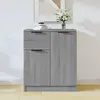 vidaXL Buffet Sonoma gris 60x30x70 cm Bois d'ingénierie