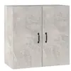 vidaXL Armoire murale Gris béton 60x31x60 cm Bois d'ingénierie
