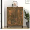 vidaXL Buffet chêne fumé 69,5x34x90 cm bois d'ingénierie