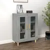 vidaXL Vidaxl Buffet Sonoma Gris 69,5x34x90 Cm Bois D'ingénierie
