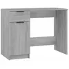 vidaXL Bureau Sonoma gris 100x50x75 cm Bois d'ingénierie