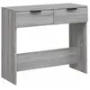 vidaXL Table console Sonoma gris 90x36x75 cm Bois d'ingénierie