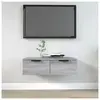 vidaXL Armoire murale Sonoma gris 68x30x20 cm Bois d'ingénierie