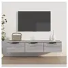 vidaXL Armoire murale Sonoma gris 102x30x20 cm Bois d'ingénierie