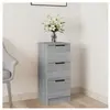 vidaXL Buffet Sonoma gris 30x30x70 cm Bois d'ingénierie