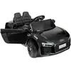 Viking Choice Tweepersoons elektrische bestuurbare kinderauto Audi R8 Spyder zwart - 3,6 km/u