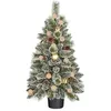 Black Box Trees Kaprun Kunstkerstboom in Pot met LED Verlichting en Ti...