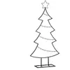 Mica Decorations Décoration de sapin de Noël - L50 x l15 x H105 cm - F...