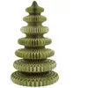 Mica Décorations Décoration sapin de Noël - H212 x Ø148 cm - Papier - ...
