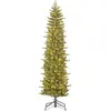 Sapin de Noël artificiel étroit LED H215