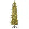 Sapin de Noël artificiel étroit LED H260