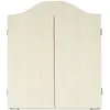 KOTO - Armoire à Fléchettes en Chêne Clair (63 cm x 49 cm x 85 cm) Incl. 2 Tableaux Blancs de Score