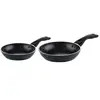 Westinghouse Pannenset - Zwart Marmer Koekenpan 24cm + Koekenpan 28cm ...