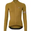 AGU Solid Fietsshirt Lange Mouwen Performance Dames - Bruin - S