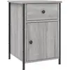 vidaXL Table de chevet sonoma gris 40x42x60 cm bois d'ingénierie