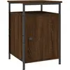 vidaXL Table de chevet chêne marron 40x42x60 cm bois d'ingénierie