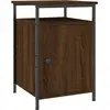 vidaXL Tables de chevet 2pcs Chêne marron 40x42x60cm Bois d'ingénierie