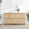 vidaXL Buffets 2 pcs chêne sonoma bois d'ingénierie