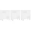 vidaXL Buffets 3 pcs Blanc Bois d'ingénierie