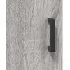 vidaXL Buffet haut Sonoma gris 69,5x34x180 cm Bois d'ingénierie