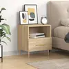 vidaXL Table de chevet chêne sonoma 40x35x47,5 cm bois d’ingénierie