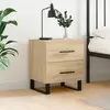 vidaXL Table de chevet chêne sonoma 40x35x47,5 cm bois d’ingénierie
