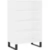 vidaXL Buffet haut blanc 57x35x90 cm bois d'ingénierie