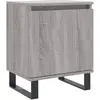 vidaXL Tables de chevet 2 pcs sonoma gris 40x30x50cm bois d'ingénierie